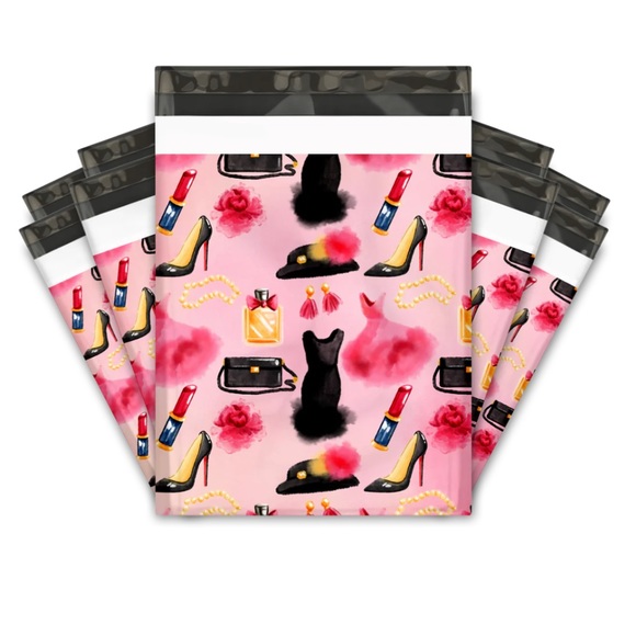 4 SETS LEFT💃20 Designer FASHION Poly Mailers 10 x 13 inch - Picture 2 of 2
